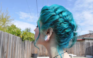 Окрашивание волос с синим оттенком. Синяя краска для волос: как добиться действительно красивого цвета