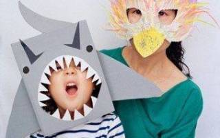 Карнавальные маски из бумаги своими руками: мастерим с детьми. Карнавальные маски своими руками
